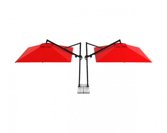 Зонт профессиональный двухкупольный 9.5х4 м