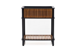 Кашпо-консоль  из акации НОРД прямоугольное 84 см