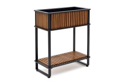 Кашпо-консоль  из акации НОРД прямоугольное 84 см