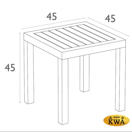Столик пластиковый для лежака