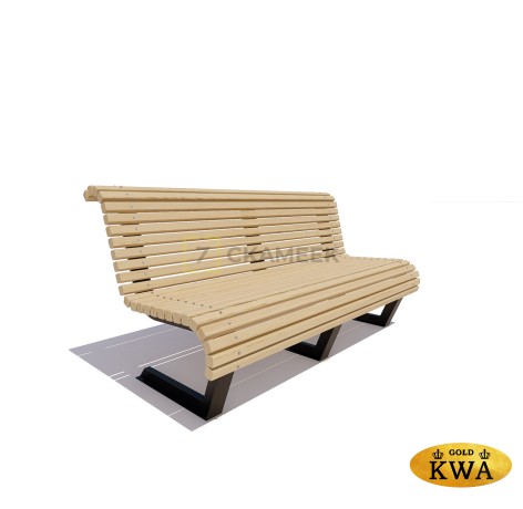 Скамейка «Уфа» (0,6 м лиственница)