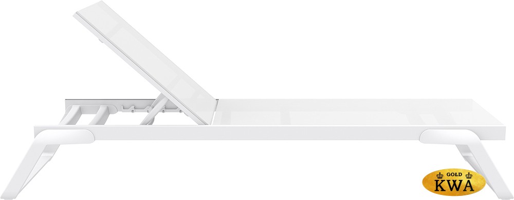 Шезлонг-лежак металлический