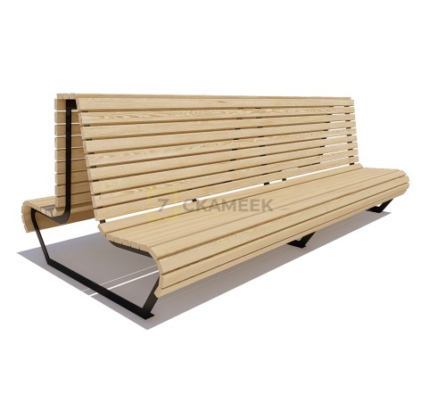 Скамейка уличная «Геленджик» (лиственница 1,8)