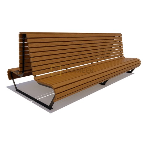 Скамейка уличная «Геленджик» (лиственница 1,8)