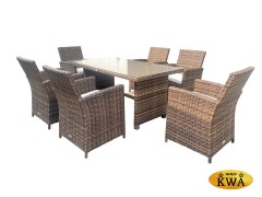 Обеденный комплект FIONA коричневый