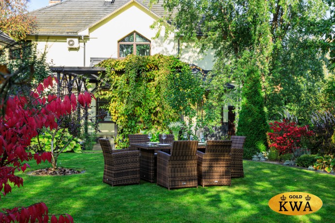 Обеденный комплект FIONA коричневый