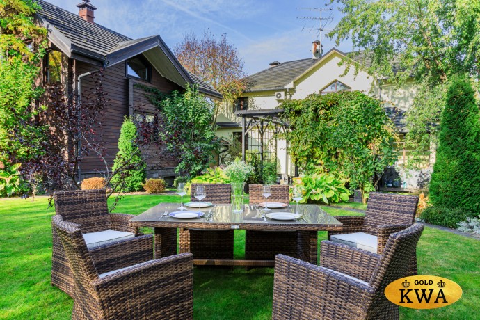 Обеденный комплект FIONA коричневый