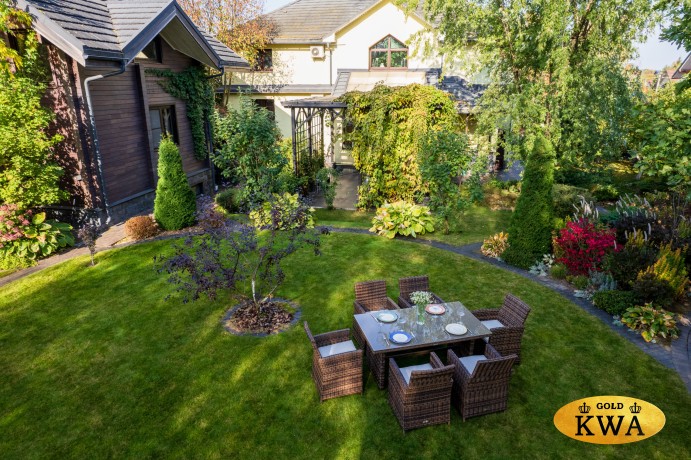 Обеденный комплект FIONA коричневый