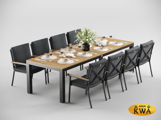 Bella обеденная группа серый 280