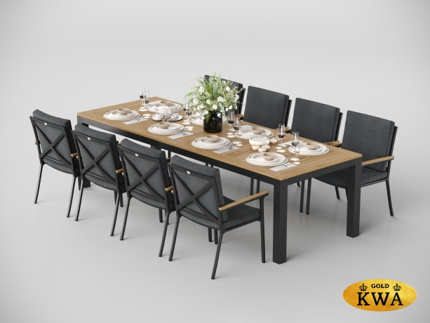 Bella обеденная группа серый 280