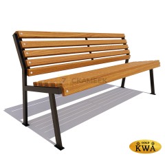 Скамейка «Ретро» без подлокотников (1.2 м, ангарская сосна,40х60)