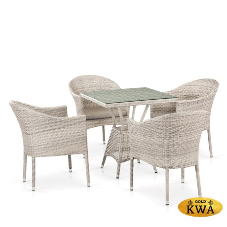 Комплект плетеной мебели T706/Y350-W85 4Pcs Latte