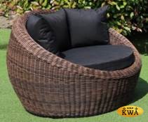 "Барселона" кресло из искусственного ротанга, цвет соломенный