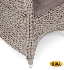 &quot;Равенна&quot; плетеное кресло из искусственного ротанга (гиацинт), цвет серый