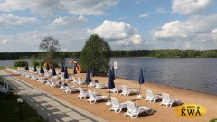 Шезлонг-лежак пластиковый