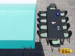 Стол пластиковый раздвижной