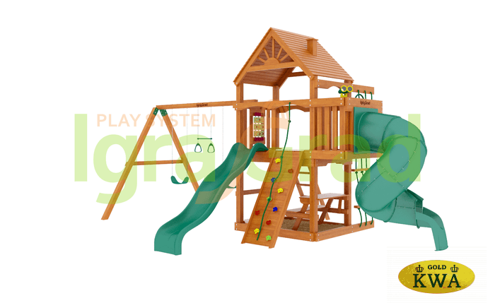 Детская площадка IgraGrad "Шато с трубой" (Дерево)