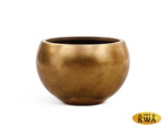 Кашпо TREEZ Effectory Metal Полусфера Сусальное золото д-22 см, в-15 см