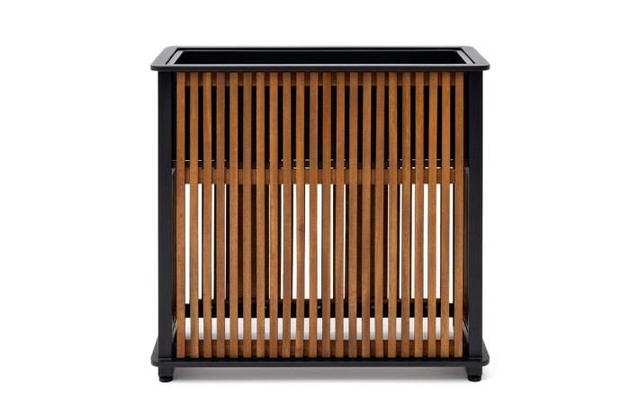 Кашпо из акации НОРД высокое 84 см