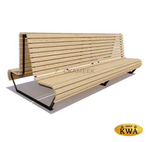 Скамейка уличная «Геленджик» (лиственница 1,5)