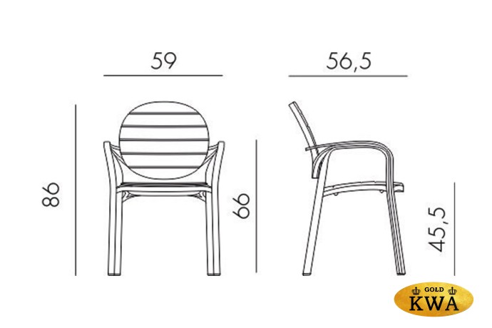 Комплект обеденный Nardi Rio-Palma Set