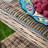 "Толедо" лаунж-зона из искусственного ротанга, цвет соломенный