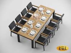 Bella обеденная группа серый 280 стул 57х62х85