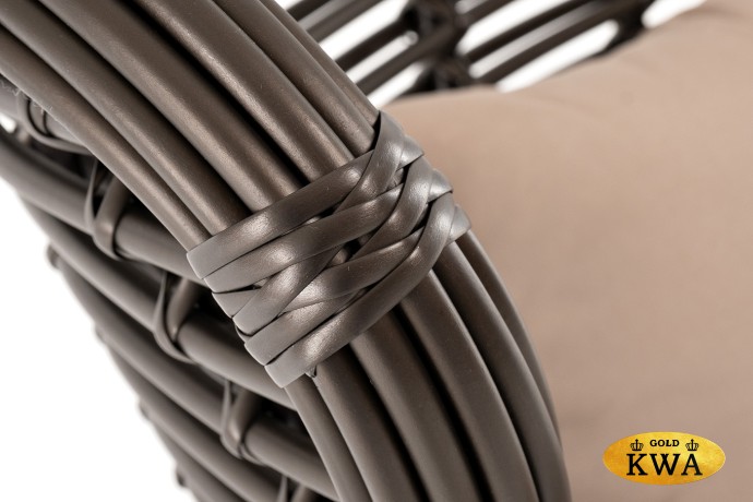 "Парма" кресло из искусственного ротанга, цвет бронзовый