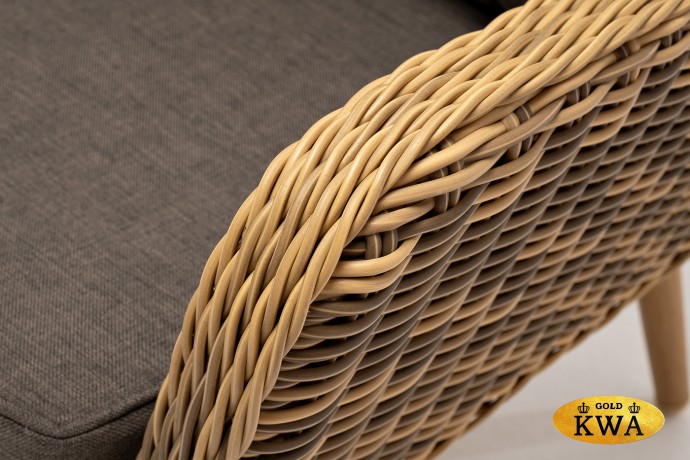 "Прованс" диван из искусственного ротанга трехместный, цвет соломенный