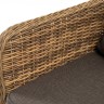 "Прованс" диван из искусственного ротанга трехместный, цвет соломенный