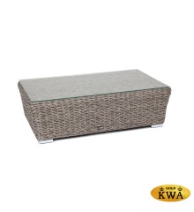 &quot;Капучино&quot; журнальный столик из искусственного ротанга (гиацинт), цвет cерый