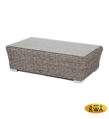 &quot;Капучино&quot; журнальный столик из искусственного ротанга (гиацинт), цвет cерый