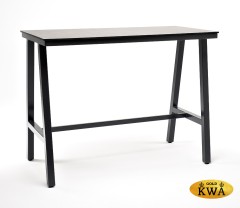 "Рио" стол барный из HPL 140х70см, H110, цвет столешницы "серый гранит"