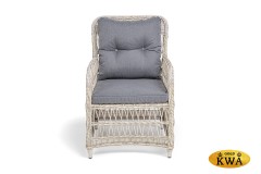 &quot;Цесена&quot; кресло плетеное из искусственного ротанга, цвет бежевый