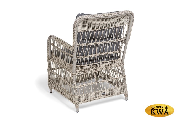 "Цесена" кресло плетеное из искусственного ротанга, цвет бежевый