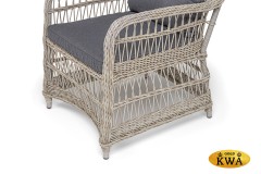 &quot;Цесена&quot; кресло плетеное из искусственного ротанга, цвет бежевый