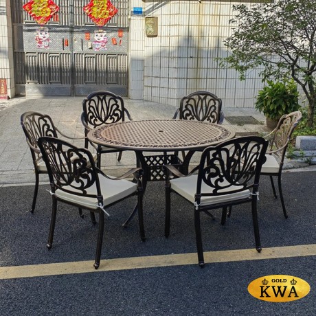 Металлическая мебель из литого алюминия Sardinia 6/02