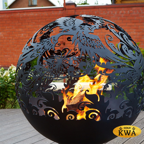Уличный очаг-сфера для костра ЖАР-ПТИЦА