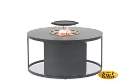 Orebro Стол каминный антрацит, алюминий