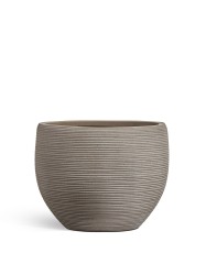 Кашпо TREEZ ERGO TreeLine Сферическая чаша Капучино в-29, д-36 см