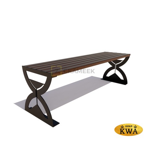 Садовая скамейка «Часы» (ангарская сосна 1,8)