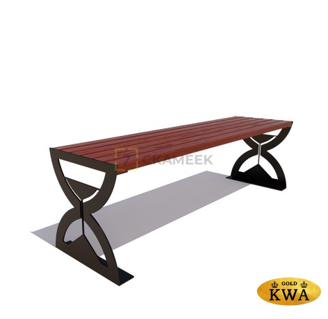 Садовая скамейка «Часы» (ангарская сосна 1,8)