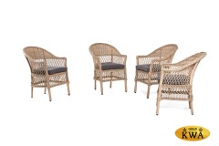 &quot;Сицилия&quot; плетеный стул из искусственного ротанга, цвет соломенный