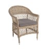"Сицилия" плетеный стул из искусственного ротанга, цвет соломенный