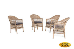 &quot;Сицилия&quot; плетеный стул из искусственного ротанга, цвет соломенный