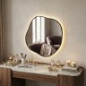 Organic L LED Gold Зеркало в раме с подсветкой