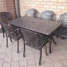 Обеденная группа из литого алюминия Gera 6