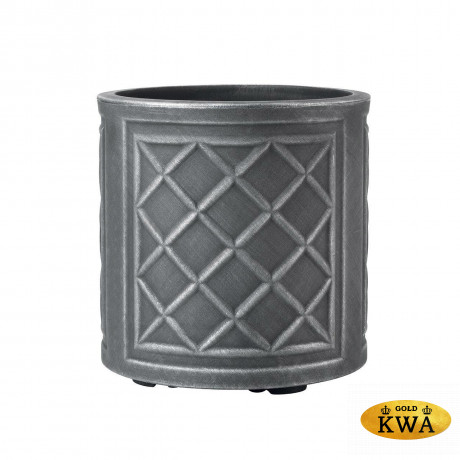 Кашпо Лед  круглое S, Round Lead Effect 24L