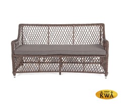 &quot;Латте&quot; диван двухместный из искусственного ротанга, цвет коричневый