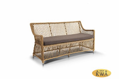 &quot;Латте&quot; диван двухместный из искусственного ротанга, цвет коричневый